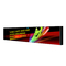 OEM রিয়ার উইন্ডো RGB P4 বাস LED স্ক্রীন ডিসপ্লে প্যানেল 120w